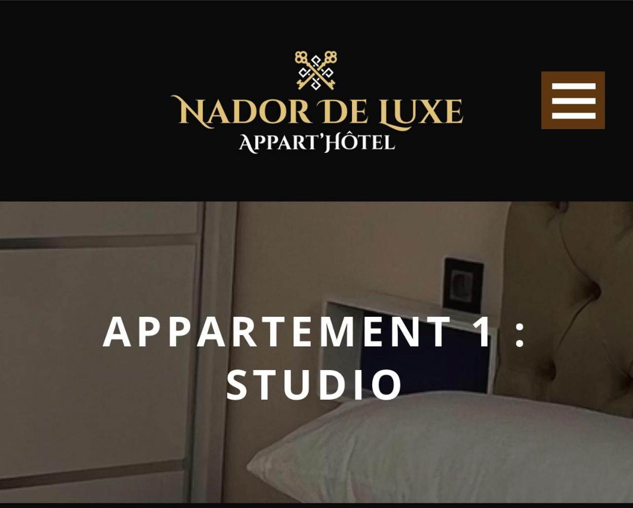 Apart Nador De Luxe 1 Extérieur photo